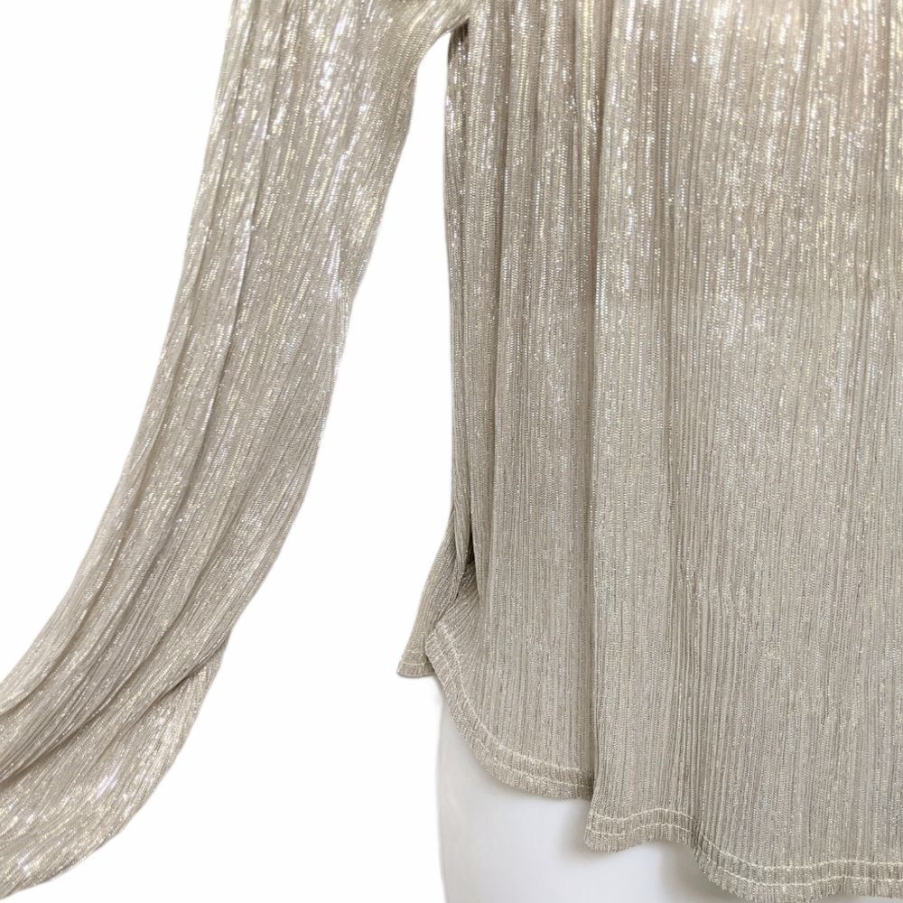 NWT 4SI3NNA Off the Shoulder Shimmer Top XS - Picture 4 of 10